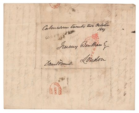 Lot #181 Daniel O'Connell Autograph Letter Signed - Image 3