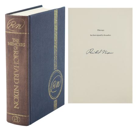 Lot #104 Richard Nixon Signed Book - Image 1