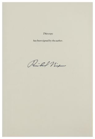 Lot #104 Richard Nixon Signed Book - Image 2