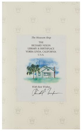 Lot #105 Richard Nixon Signed Book - Image 2