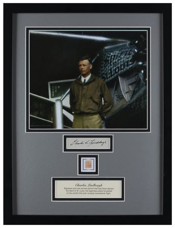 Lot #379 Charles Lindbergh Signature - Image 1