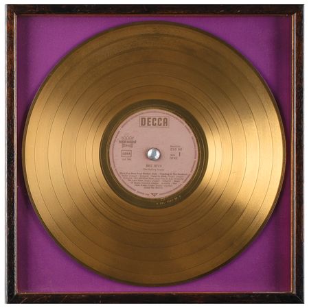 Lot #566 Rolling Stones Gold Record: 'Big Hits (High Tide and Green Grass)' - Image 1