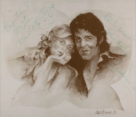 Lot #559 Beatles: Paul and Linda McCartney Signed Print - Image 1