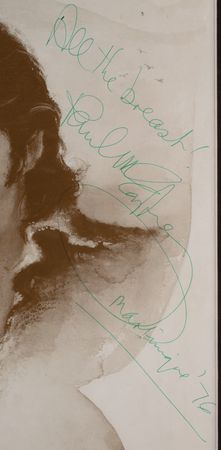 Lot #559 Beatles: Paul and Linda McCartney Signed Print - Image 3