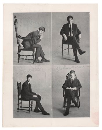 Lot #553 Beatles Signed 1963 Program - Image 1