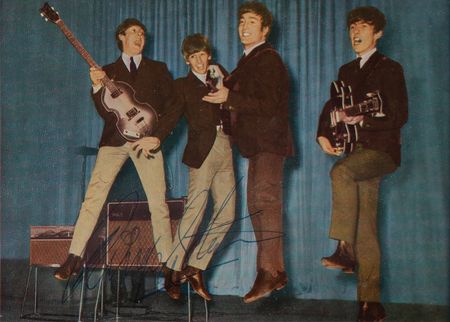Lot #605 Beatles: Ringo Starr Postcard - Image 1