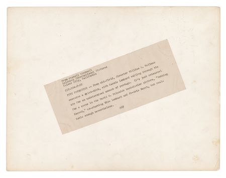 Lot #822 William Wellman: Commending his leading man on his fight with Carole Lombard?