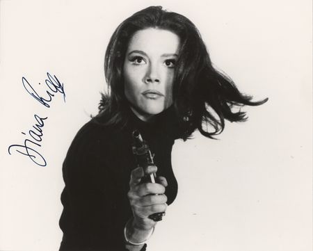 Lot #796 Diana Rigg Signed Photograph
