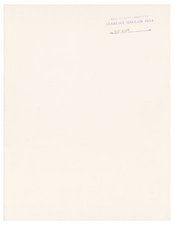 Lot #745 Greta Garbo Original Photograph by Clarence Sinclair Bull - Image 2