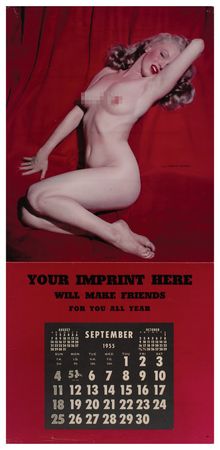Lot #782 Marilyn Monroe 1955 'Golden Dreams' Calendar - Image 2