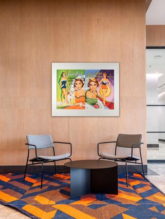 Lot #768 Janet Leigh Original Coloring Book Artwork - Image 3