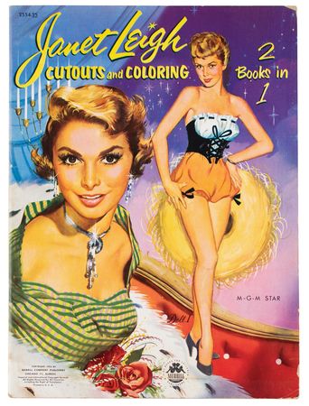 Lot #768 Janet Leigh Original Coloring Book Artwork - Image 4