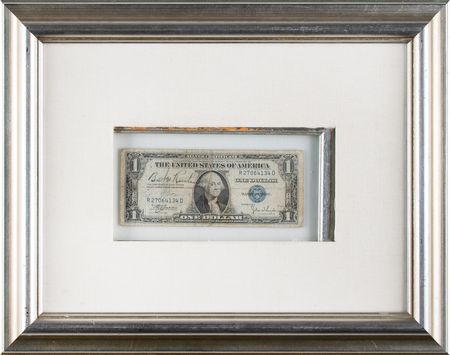 Lot #836 Babe Ruth Signed One Dollar Bill - Image 2