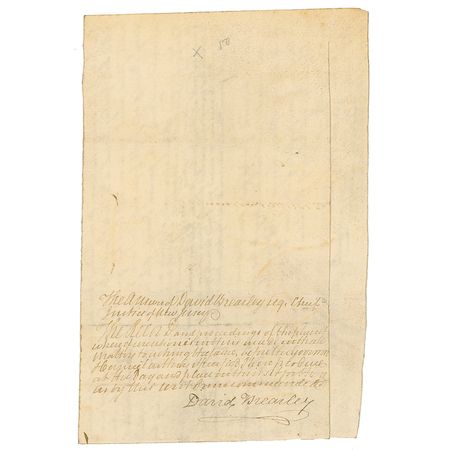 Lot #223 David Brearley Endorsement - Image 1