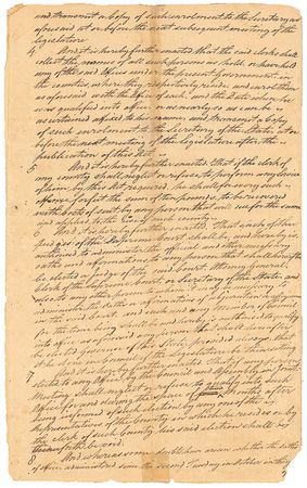 Lot #265 William Livingston Document Signed - Image 1