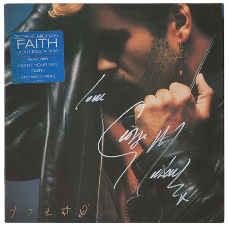 Lot #679 George Michael Signed Album