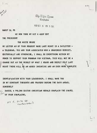 Lot #95 Lyndon B. Johnson: From the 