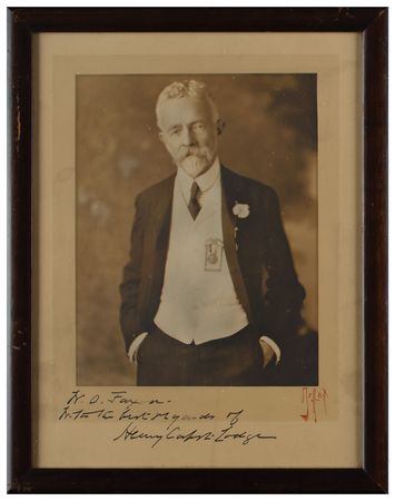 Lot #266 Henry Cabot Lodge Signed Photograph - Image 1
