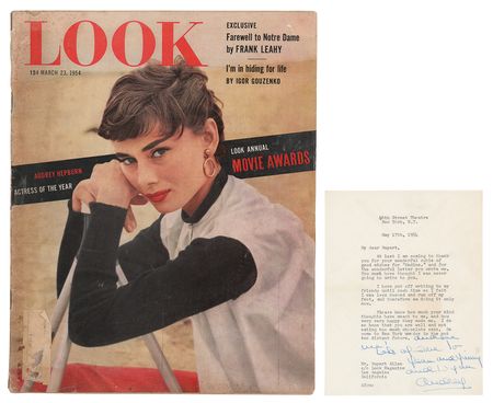 Lot #694 Audrey Hepburn Typed Letter Signed - Image 1