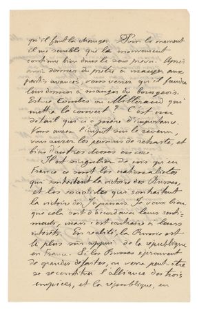 Lot #175 Vilfredo Pareto Autograph Letter Signed - Image 3