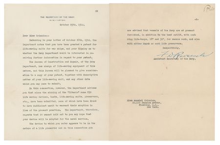 Lot #40 Franklin D. Roosevelt: 