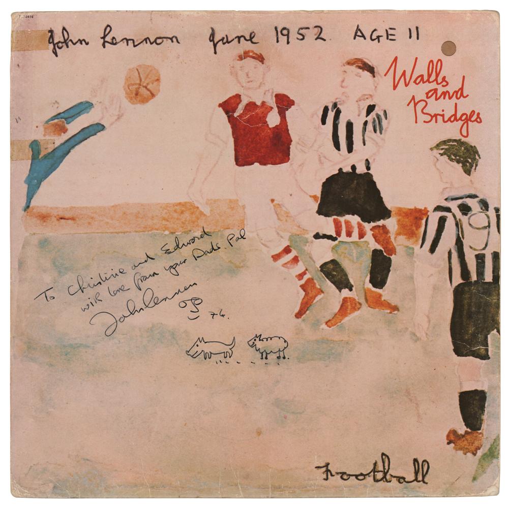 Beatles: John Lennon Signed Album with Doodles | RR Auction