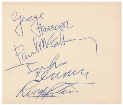 Lot #8046 Beatles Signatures - Image 1