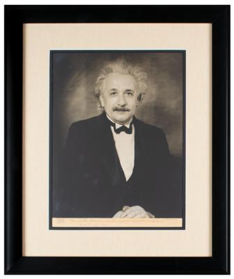 Lot #8017 Albert Einstein Signed Photograph - Image 2