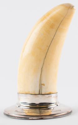 Lot #8012 John F. Kennedy Oval Office Scrimshaw with Autograph Letter Signed by Jacqueline Kennedy - Image 2