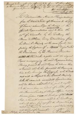 Lot #8001 Benjamin Franklin Autograph Letter