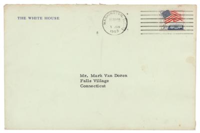 Lot #8011 John F. Kennedy Typed Letter Signed as President - Image 2