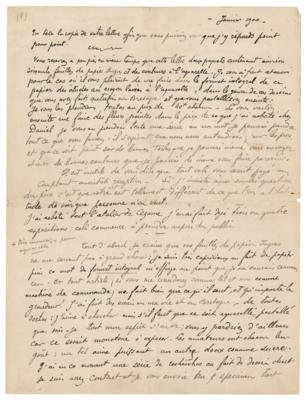 Lot #8029 Paul Gauguin Autograph Letter Signed - Image 2