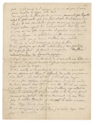 Lot #8029 Paul Gauguin Autograph Letter Signed - Image 3