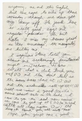 Lot #8014 John F. Kennedy, Jr. Autograph Letter Signed - Image 2