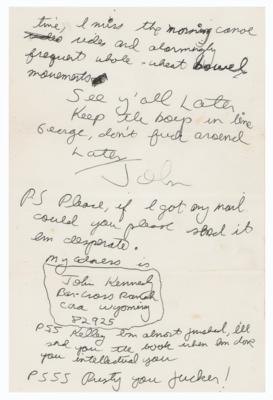 Lot #8014 John F. Kennedy, Jr. Autograph Letter Signed - Image 3