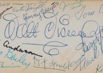 Lot #8038 Walt and Roy Disney Signed Retirement Card, with Over 230 Walt Disney Studios Employees - Image 4