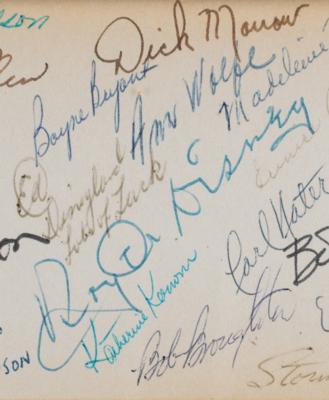 Lot #8038 Walt and Roy Disney Signed Retirement Card, with Over 230 Walt Disney Studios Employees - Image 5