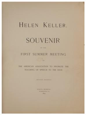 Lot #8016 Helen Keller Signed Book - Image 3