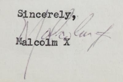 Lot #8044 Malcolm X Archive of Letters, Handbills, and Photographs - Image 11