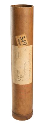 Lot #8022 Albert Einstein's Batavian Society Shipping Tube - Image 1