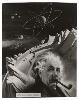 Lot #8023 Albert Einstein Photograph