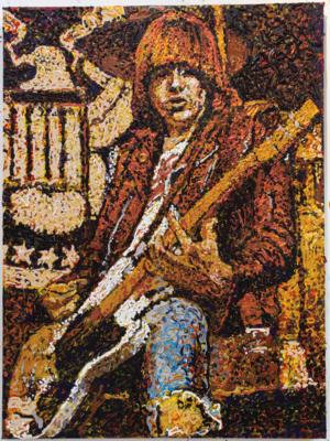 Lot #8053 Johnny Ramone Painting by Giovanni