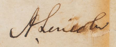 Lot #34 Abraham Lincoln Autograph Endorsement Signed - Image 2