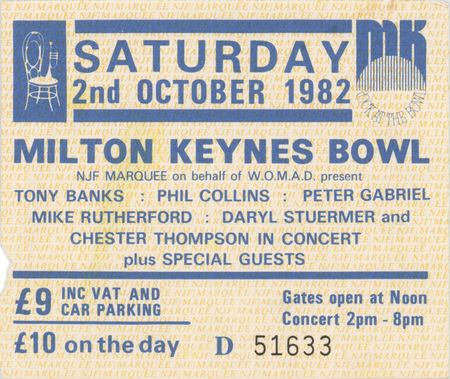 Lot #703 Genesis Original 'Six of the Best' Reunion Program and Ticket Stub - Image 3