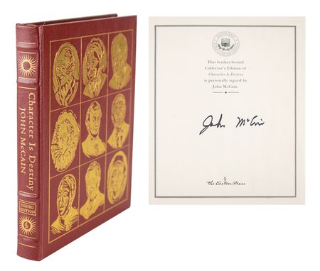 Lot #315 John McCain Signed Book - Image 1