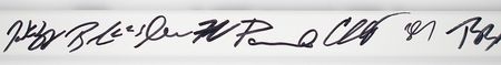 Lot #898 Boston Bruins Multi--Signed Hockey Stick - Image 3