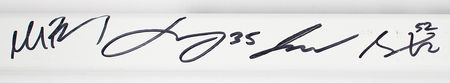 Lot #898 Boston Bruins Multi--Signed Hockey Stick - Image 5