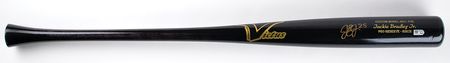Lot #905 Jackie Bradley, Jr. Signed Baseball Bat - Image 2