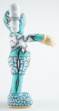 Lot #509 KAWS Open Edition Companion Doll Hand-Painted by Dhani Barragan - Image 4