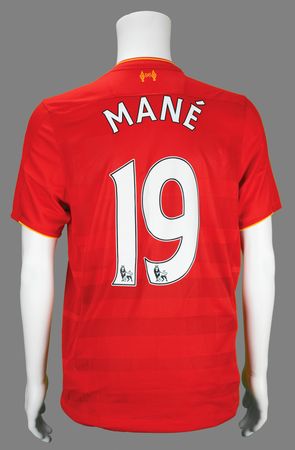 Lot #920 Soccer: Sadio Mane Match-Worn Jersey - Image 2